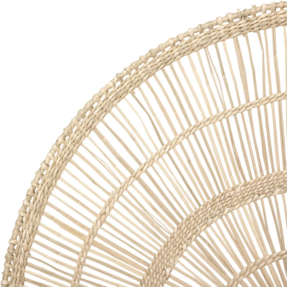 atmosphera Lienzos Y Cuadros Decorativos|Estilo Oriental>Abanico Decorativo Beige 60x35Cm