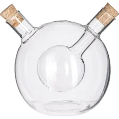 secret d'gourmet Vinagreras, Azucareros, Saleros Y Pimenteros>Aceitera+Vinagrera Boule Vidrio 42/6Cl