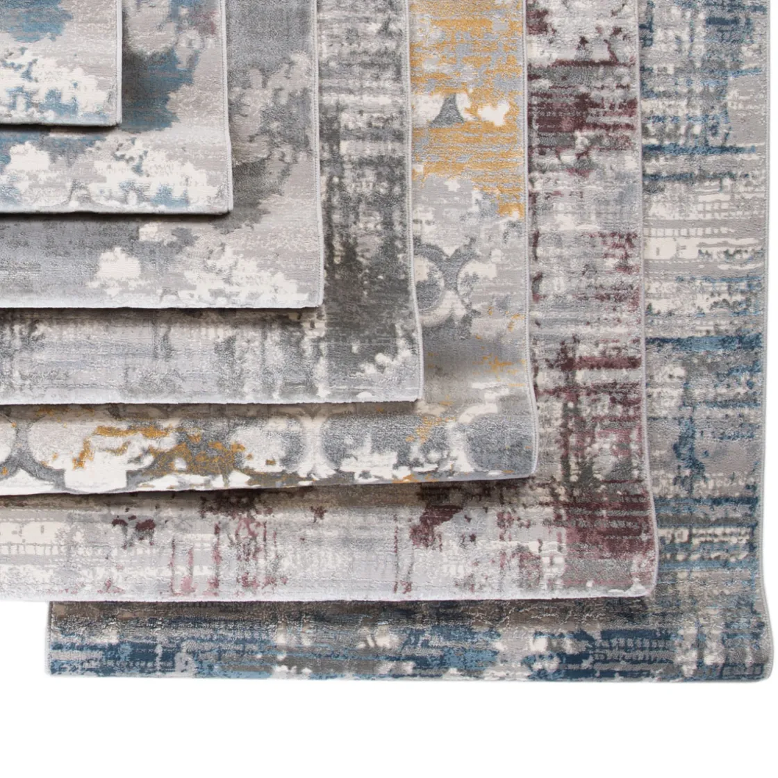 Alfombras Decorativas>Alfombra Abstracta Azul 160x235cm