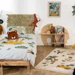 Téxtil>Alfombra Animales Con Flecos 100x150Cm