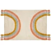 atmosphera4kids Téxtil>Alfombra arcoíris TUFT RAINBOW con flecos