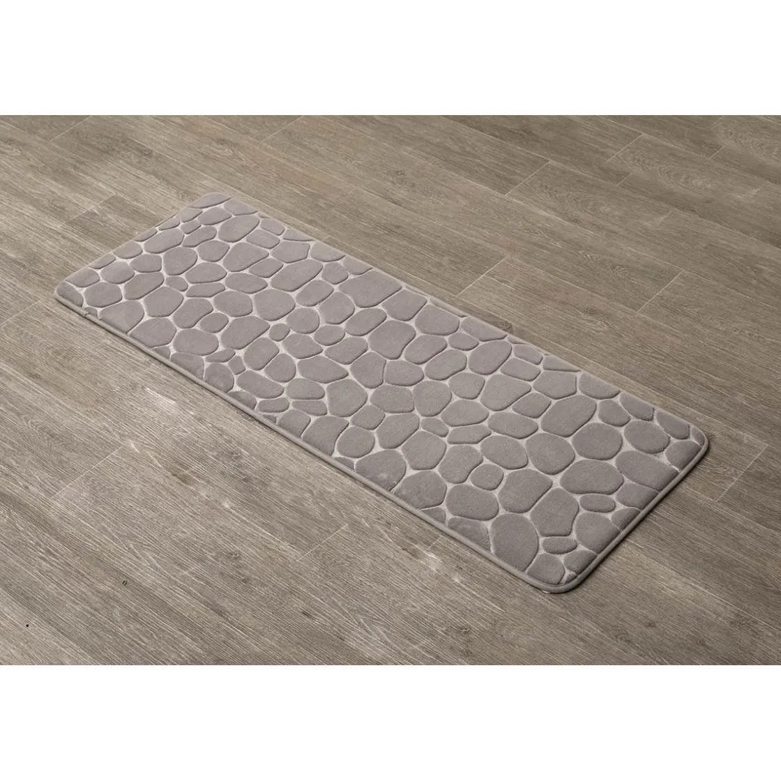 Alfombras De Baño>Alfombra Baño Memoire Gris P.45x120Cm