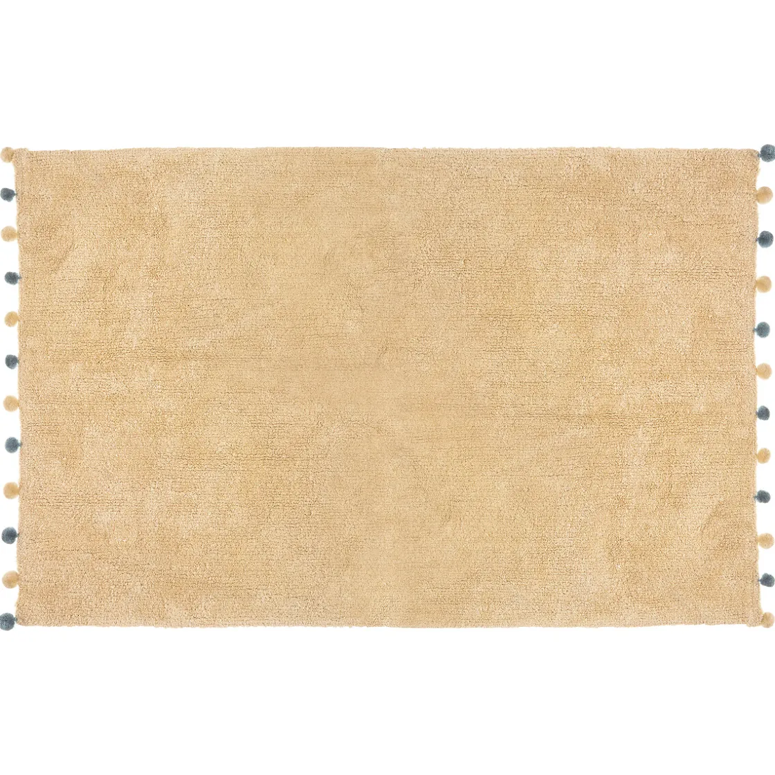 atmosphera4kids Téxtil>Alfombra Beige Con Pompones 100x150M