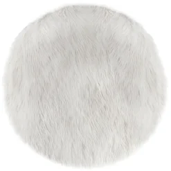 atmosphera4kids Téxtil>Alfombra Blanca Con Pelo 90Cm