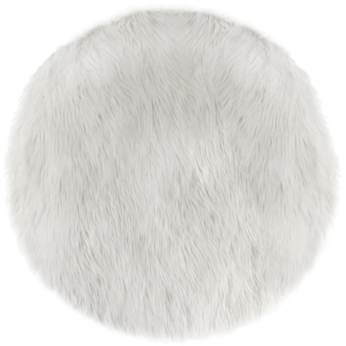 atmosphera4kids Téxtil>Alfombra Blanca Con Pelo 90Cm