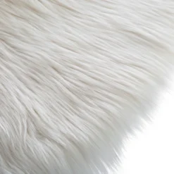 atmosphera4kids Téxtil>Alfombra Blanca Con Pelo 90Cm
