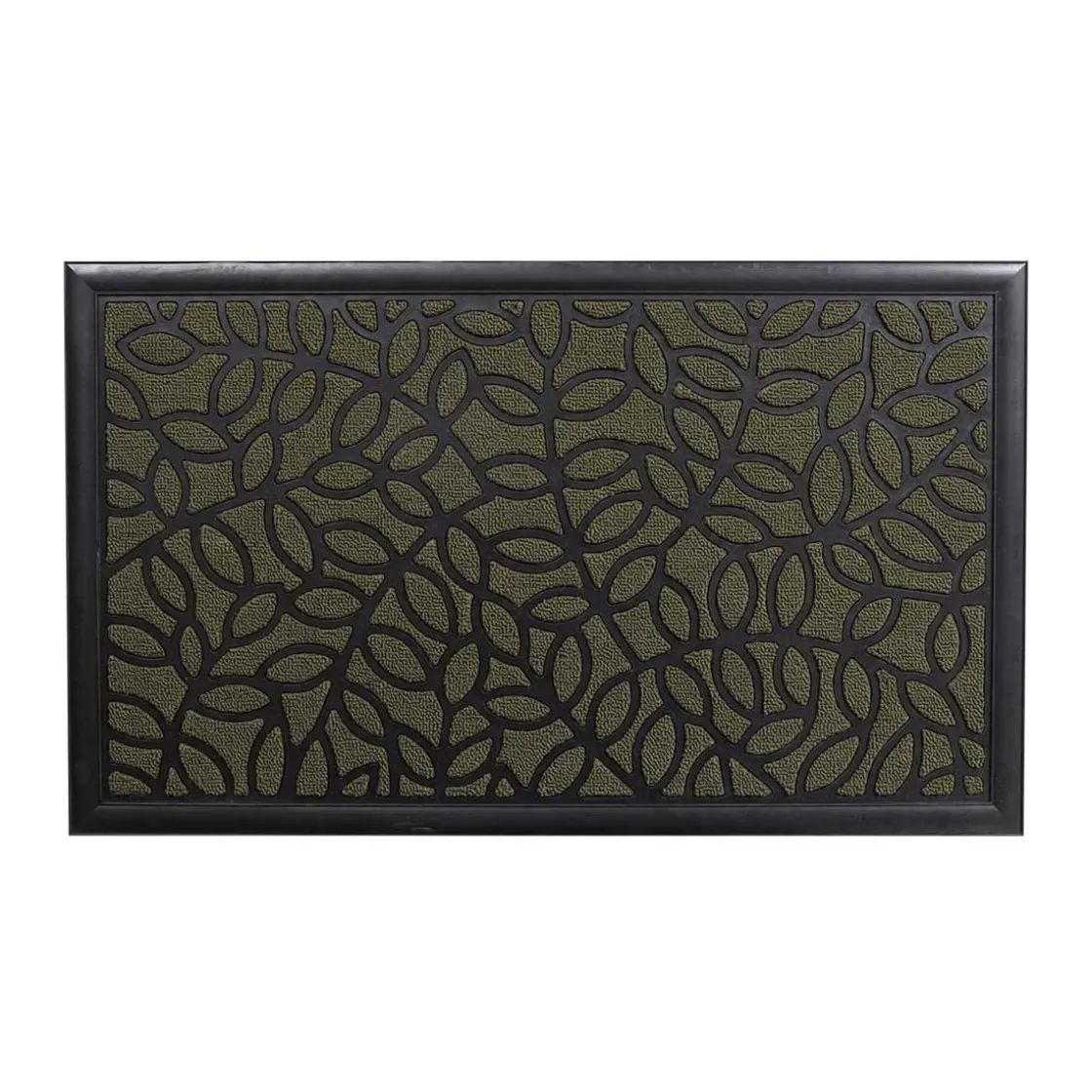 Alfombras De Entrada>Alfombra Bronx Verde/Negro 45x75cm