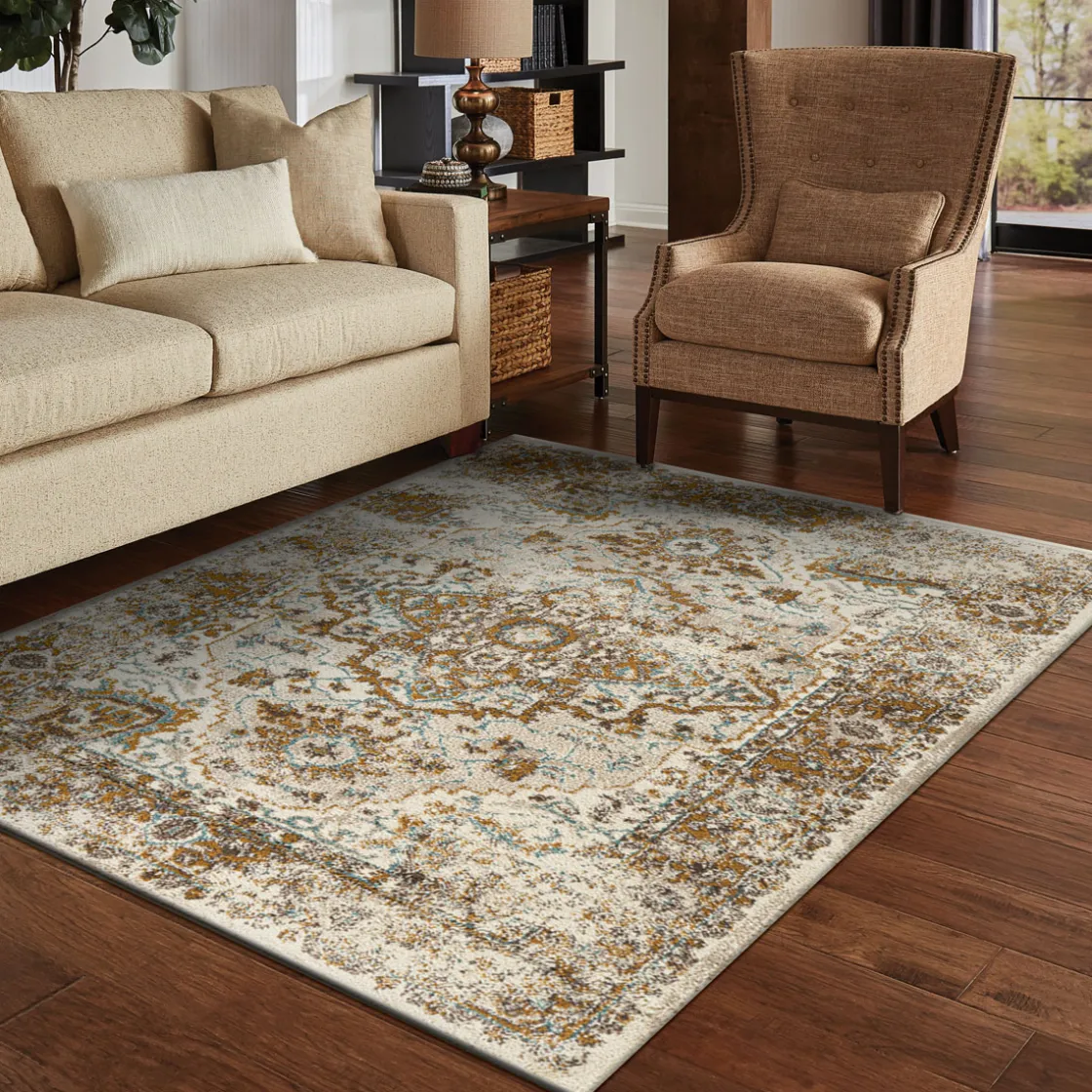 Alfombras Decorativas>Alfombra Cuatro Beige 120x160Cm