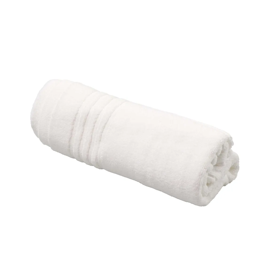 atmosphera Alfombras De Baño>Alfombra de baño blanca TIMELESS 50x70Cm
