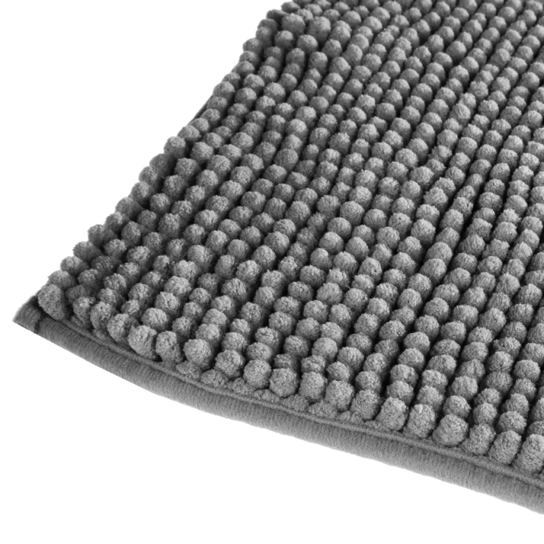 5five Alfombras De Baño>Alfombra De Baño Chenilla Gris 80x50Cm