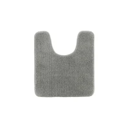 Alfombras De Baño>Alfombra de baño con contorno gris claro 45x50cm