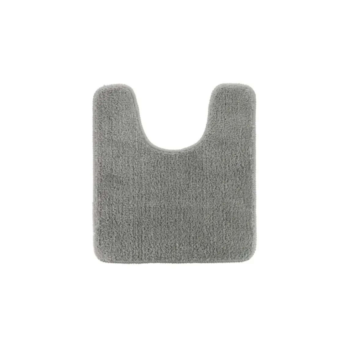 Alfombras De Baño>Alfombra de baño con contorno gris claro 45x50cm