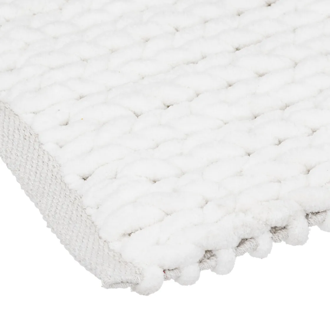 5five Alfombras De Baño>Alfombra De Baño Gruesa Blanca 50x120Cm