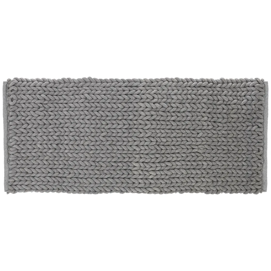 5five Alfombras De Baño>Alfombra De Baño Gruesa Gris 50x120Cm