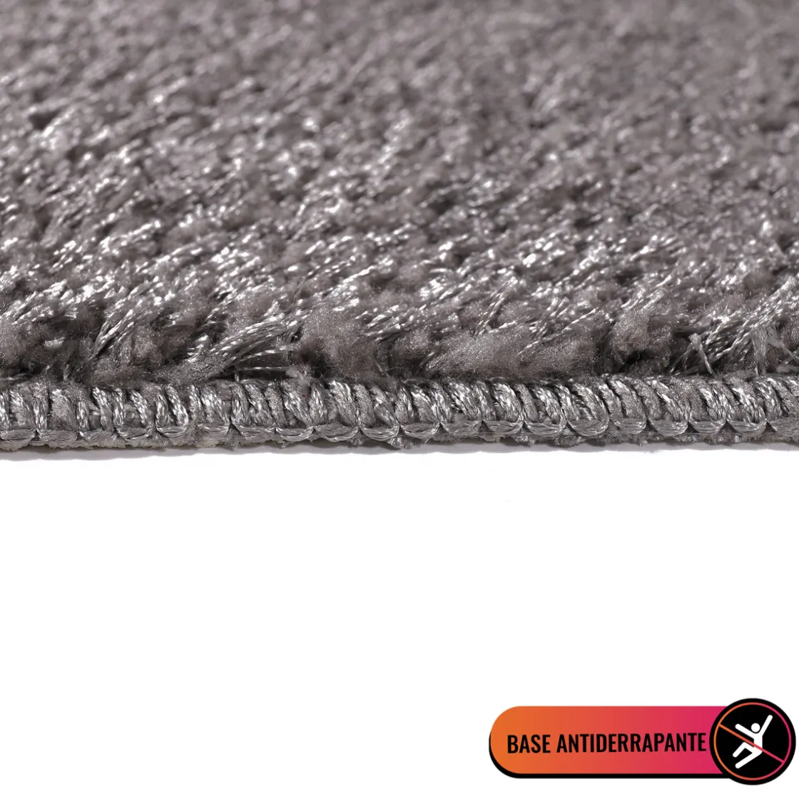 Alfombras De Baño>Alfombra De Baño Tufting Gris 50x80Cm