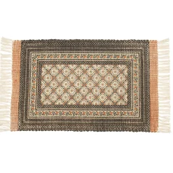 Alfombras De Cocina>Alfombra de cocina CAIRO yute y algodón 60x100Cm