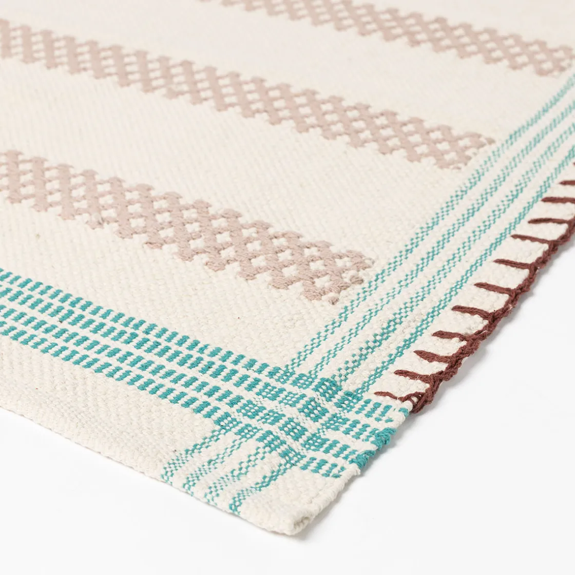 hôma Textil De Cocina>Alfombra de cocina WONJA beige y azul 60x150cm