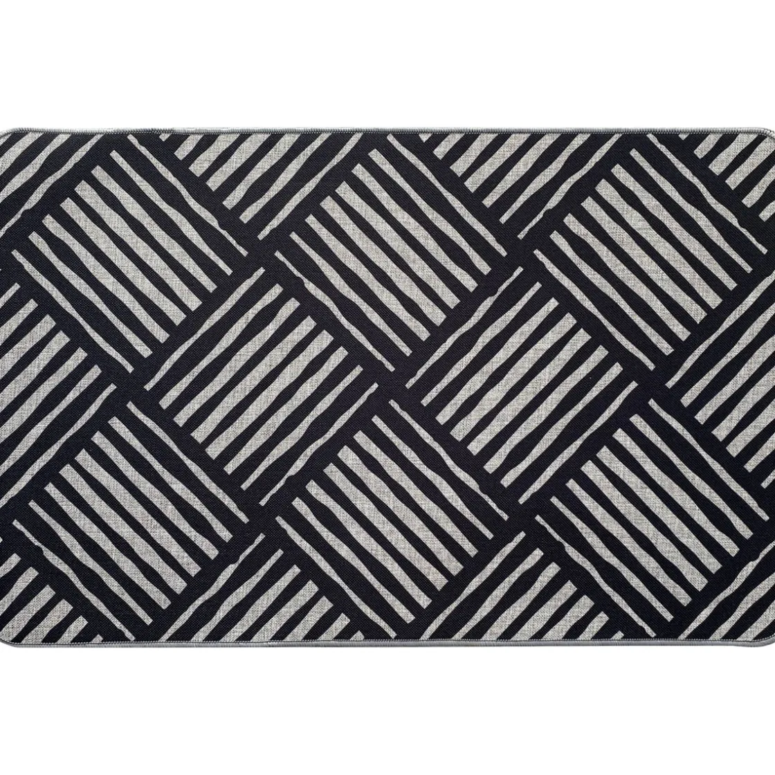 Alfombras De Entrada>Alfombra De Entrada Gris África 50x80cm