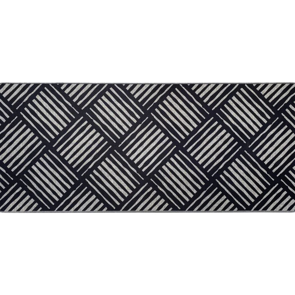 Alfombras De Entrada>Alfombra De Entrada Gris África 50x120cm