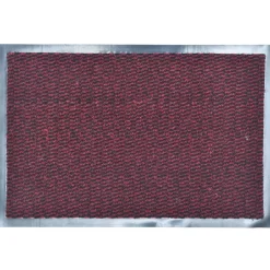 Alfombras De Entrada>Alfombra De Entrada Lisa 60x50cm Burdeos