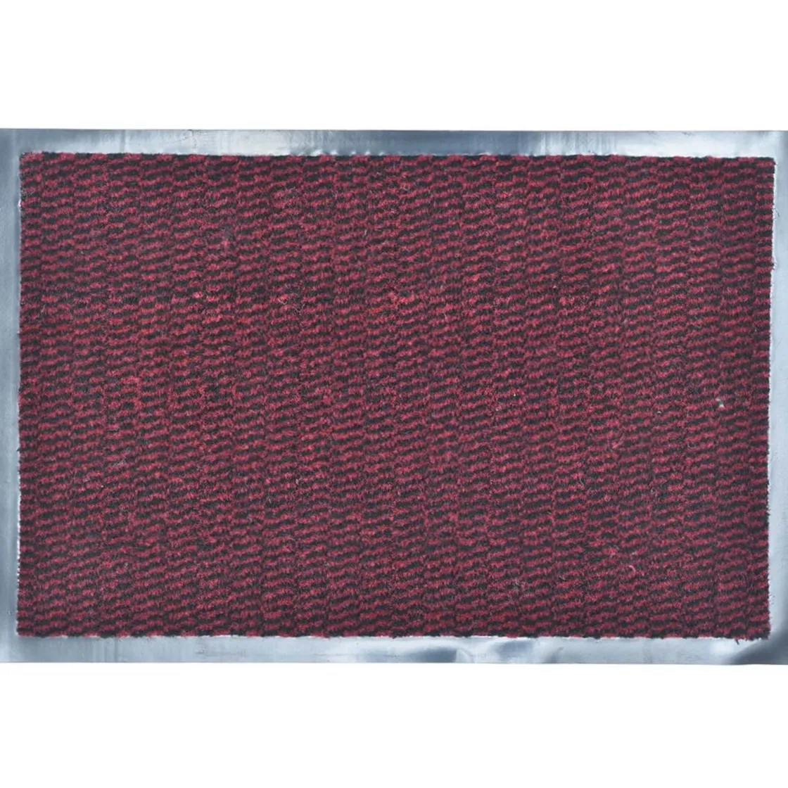 Alfombras De Entrada>Alfombra De Entrada Lisa 60x50cm Burdeos