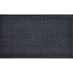 Alfombras De Entrada>Alfombra De Entrada Lisa Azul 80x120cm