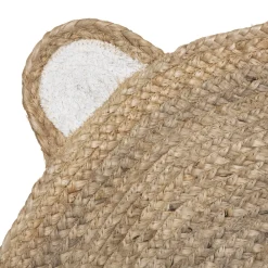 atmosphera Téxtil>Alfombra de oso beige 100cm