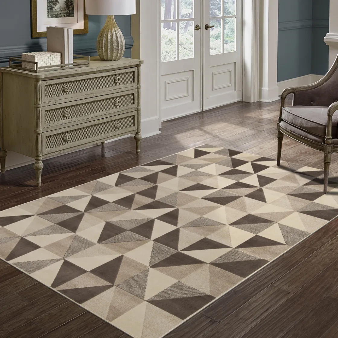Alfombras Decorativas>Alfombra Dinia Square Beige 160x235cm