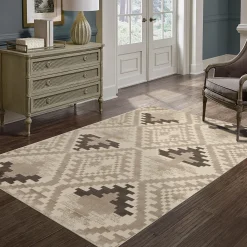 Alfombras Decorativas>Alfombra Dinia Tetris Beige 120x160cm