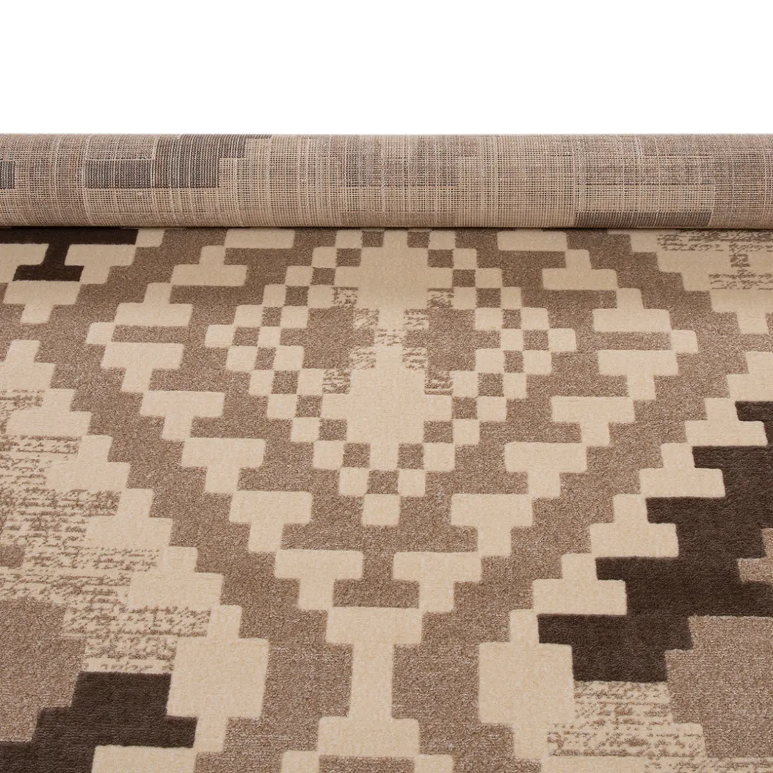 Alfombras Decorativas>Alfombra Dinia Tetris Beige 133x190cm