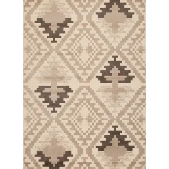 Alfombras Decorativas>Alfombra Dinia Tetris Beige 80x150cm