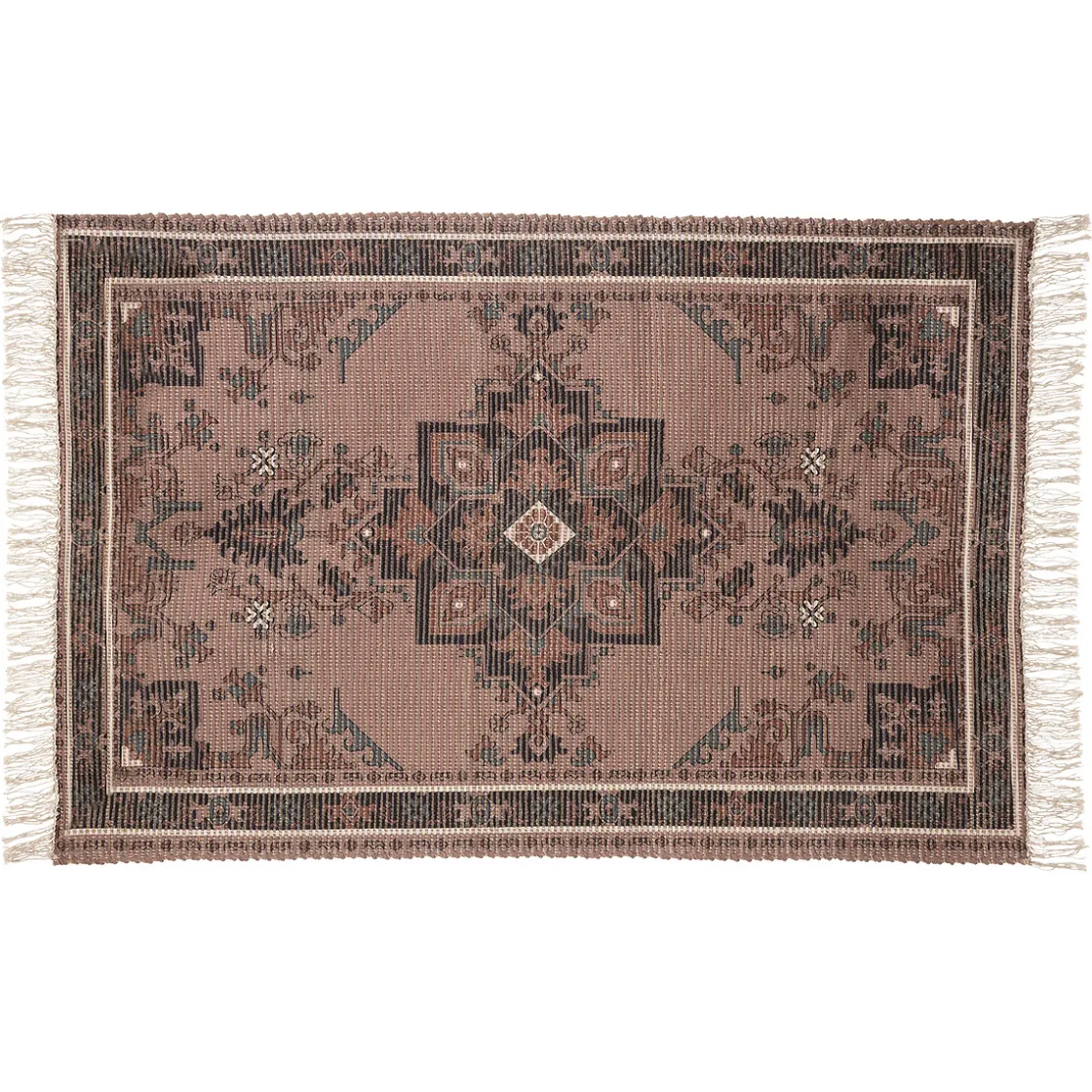 atmosphera Alfombras Decorativas>Alfombra DOLCE RIVIERA multicolor de yute