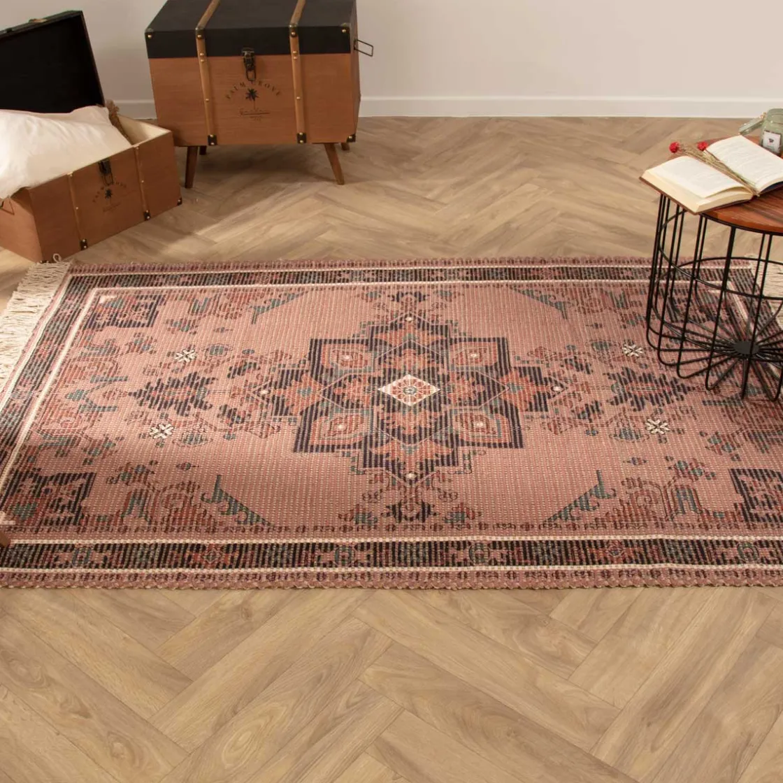atmosphera Alfombras Decorativas>Alfombra DOLCE RIVIERA multicolor de yute
