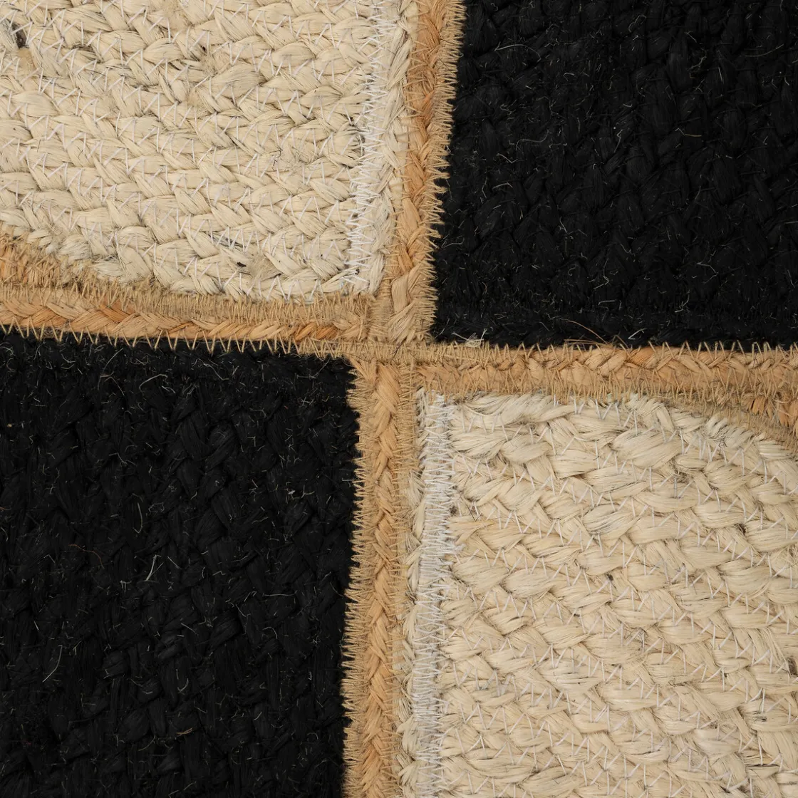 atmosphera Alfombras Decorativas>Alfombra estampada MALAKITE de yute 120x170cm