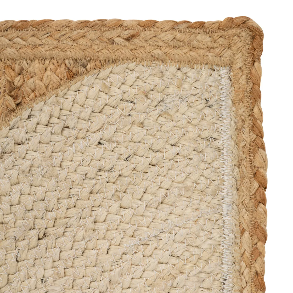 atmosphera Alfombras Decorativas>Alfombra estampada MALAKITE de yute 120x170cm