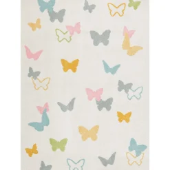 Téxtil>Alfombra Gio Mariposas Multic. 160x235Cm