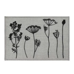Alfombras De Entrada>Alfombra Herbier Gris 40x60cm