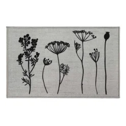 Alfombras De Entrada>Alfombra HERBIER Gris 50x80cm