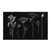 Alfombras De Entrada>Alfombra Herbier Negra 50x80cm