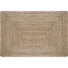 atmosphera Alfombras Decorativas>Alfombra HISTOIRE de yute natural 60x90cm