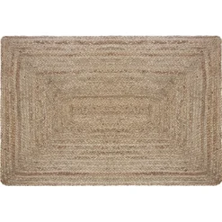 atmosphera Alfombras Decorativas>Alfombra HISTOIRE de yute natural 60x90cm
