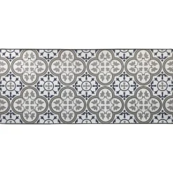 Alfombras De Entrada>Alfombra Impermeable Paco Bleu 50x120cm