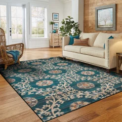 Alfombras Decorativas>Alfombra Lene Azul 80x150Cm
