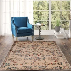 Alfombras Decorativas>Alfombra Lene Beige/Azul 80x150Cm