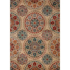 Alfombras Decorativas>Alfombra Lene Rojo/Azul 133x190Cm