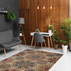 Alfombras Decorativas>Alfombra Lene Rojo/Azul 120x160Cm