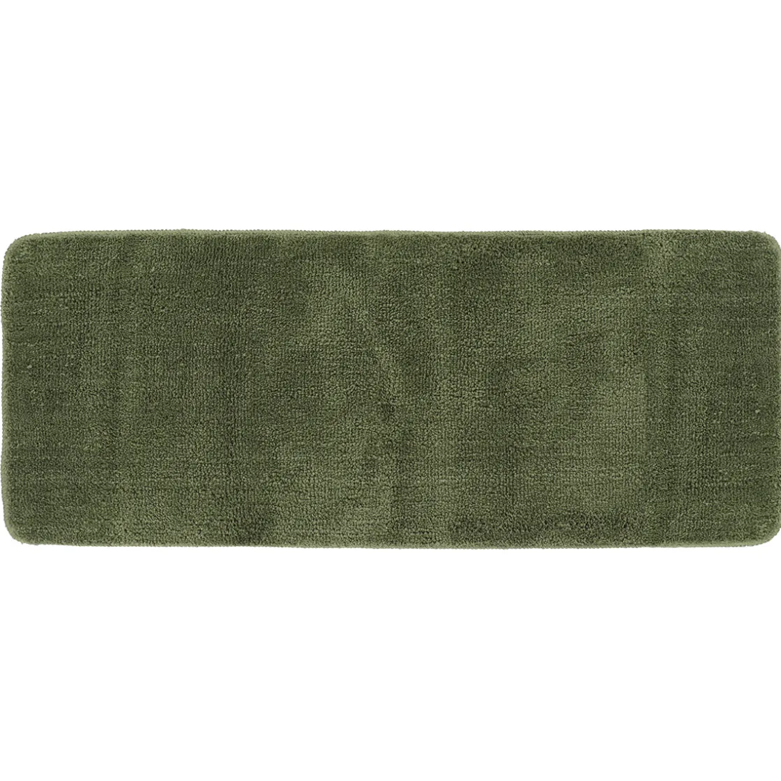Alfombras De Baño>Alfombra microfibra especial verde caqui 50x120cm