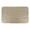 Alfombras De Baño>Alfombra microfibra MEMOIRE gris pardo