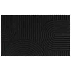 Alfombras De Entrada>Alfombra negra 40x60cm