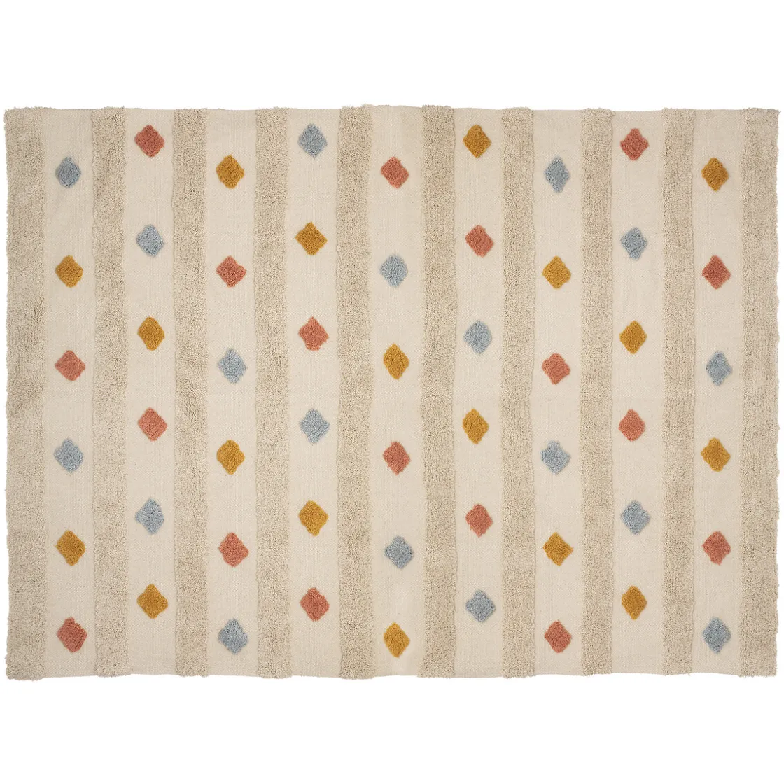atmosphera4kids Téxtil>Alfombra Oasis Rombos Multic. 120x170Cm